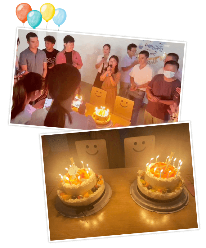 启泰生日会现场